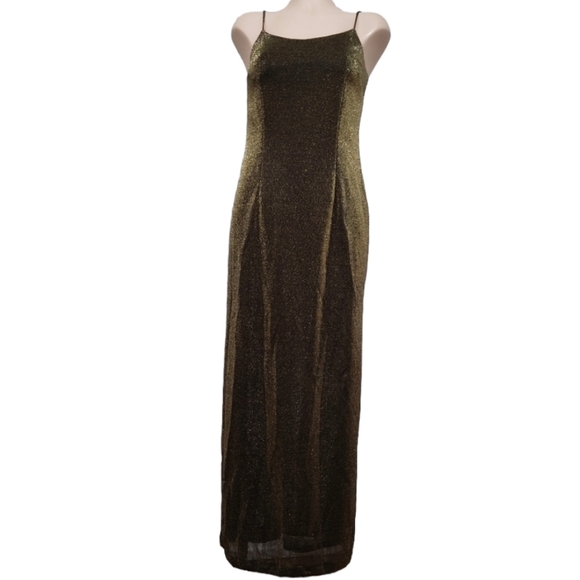 Reitman Petites Size 2 Gold Dress - Picture 1 of 7